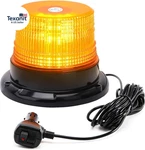 Amber Beacon Strobe Lights W/magnetic Base, 12-24V Warning Safety Flashing Emerg. Fixed Price $34.64.