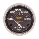 Auto Meter 200763-40 Pro-comp Carbon Fiber Marine Water Temperature Gauge Diamet. Fixed Price $78.99.