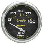 Autometer 4827 Carbon Fiber Oil Pressure Gauge, 2-5/8", 100 Psi, Electric. Fixed Price $154.66.