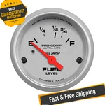 Auto Meter 4318 Ultra-lite Electric Fuel Level Gauge, 2-1/16", 16-158 Ohms. Fixed Price $99.43.