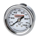 Quickcar Racing Products Pressure Gauge 0-100 Psi 1.5IN Liquid Filled- 611-90100. Fixed Price $21.95.