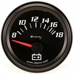Equus 2" Voltmeter Gauge 6000 Series 8-18 Volts Short Sweep Electric E6268. Fixed Price $31.90.