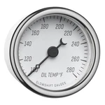 Glowshift White Classic Series Oil Temperature Vintage Gauge Kit Sensor. Fixed Price $74.99.