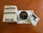 Stewart Warner Heavy-duty Series Oil Pressure Gauge, 284AE, Nos.. Fixed Price $32.00.