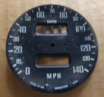 Smiths Nos Speedometer Dial Face SN-5227/18 For British Car Motorcycle. Fixed Price $20.00.