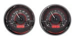 Dakota Digital Dual Round Carbon Fiber/red Led Universal Gauge Kit VHX-1014-C-R. Fixed Price $945.25.