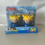 New Fisher Price Little People 50TH Birthday King Queen Nostalgic Figure 2 Pack. Fixed Price $15.00.