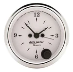 Autometer 1686 Old-tyme White Clock, 2-1/16", 12-HOUR, Analog. Fixed Price $137.06.