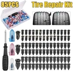 85PCS Car Tubeless Vacuum Tyre Puncture Repair Kit Screw Nails Tire Patch Plug. Fixed Price $8.99.