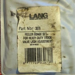 Lang 3079 Feeler Set Valve Lash Adjustment For Heavy-duty. Fixed Price $55.00.