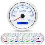 Artilaura Tachometer Boat Tacometro 85MM 3-3/8 7 Color Led 8000 Rpm Gauge For Ca. Fixed Price $52.61.