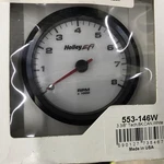Holley Efi 553-146W Can 8K Rpm Tachometer 3/8" White Face. Fixed Price $174.95.