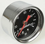 Mangafuel MP-0103 100 Psi Gauge 1-1/2" Black Face Analog Speed Tech. Fixed Price $29.99.