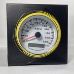 Motor Racing Pro 85MM 3-3/8" Gps Speedometer Digital 220 Kmh, White. Fixed Price $55.21.