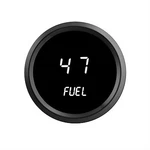 2 1/16" Universal Digital Fuel Gauge White Leds Black Bezel Lifetime Warranty. Fixed Price $54.90.