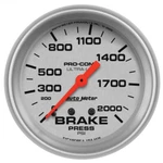 Autometer Gauge Brake Pressure 2-5/8IN. 2000PSI Mechanical Ultra-lite. Fixed Price $177.25.