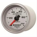 Autometer Ultralite Ii Mech. Boost Pressure Gauge 2 1/16 Dia Silver Face 4906. Fixed Price $111.08.