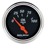 Autometer 1426 Designer Black Oil Pressure Gauge, 2-1/16", 100 Psi, Electric. Fixed Price $106.64.