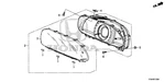 Genuine Honda Meter Assembly Combination (rewritable) 78100-T3W-A22. Fixed Price $1250.25.