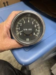 Vintage Stewart Warner Tachometer 8K Rpm 824869 3-3/8" Nice Works Lqqk. Fixed Price $75.00.