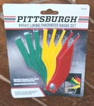 Pittsburgh 8PC Brake Lining Thickness Guage Set #58799. Fixed Price $19.96.