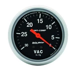 Autometer 3484 Sport-comp Vacuum Gauge, 2-5/8", 30" Hg, Mechanical. Fixed Price $105.01.