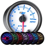 Glowshift White Color Tachometer Rpm Gauge 52MM GS-W710. Fixed Price $68.99.
