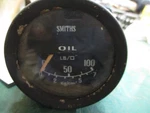 Jensen Healey Oil Pressure Gauge 1972-1976 Smiths #PL2312/04. Fixed Price $38.00.