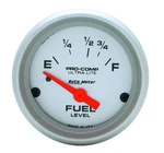 Autometer 4318 Ultra-lite Fuel Level Gauge, 2-1/16", Ohm Empty 158. Fixed Price $88.64.