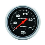 Autometer 2-5/8IN 200 Psi Mechanical Sport-comp Oil Pressure Gauge. Fixed Price $113.99.