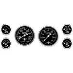 Stewart Warner 82225 Wings Six Black Gauge Set, Electric/mechanical. Fixed Price $648.99.