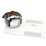 Zenith Elite 90/01.0100.670 33MM Ss Silver Dial Automatic Date Watch #C7931. Fixed Price $1807.73.