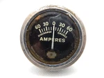 Stewart Warner Sw Window Gauge 60 Amperes Dash 2-1/6" Chrome Made Usa. Fixed Price $14.35.