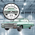 1964 Chevrolet Impala Wall Clock Classic American Car Illustration. Fixed Price $57.44.