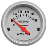 Auto 4391 Ultra Lite Voltmeter Gauge 2 1/16" - 18 Volts. Fixed Price $73.00.