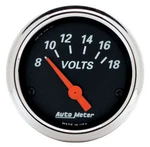 Auto 2-1/16 D/b Voltmeter Gauge 8-18. Fixed Price $72.55.