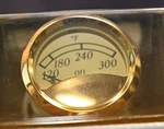 Vdo 310-801 Heritage Gold Oil Temp Gauge 120-300 F 52MM Bezel Nos. Fixed Price $69.50.