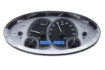 Dakota Digital Oval Silver / Blue Led Universal Gauge Kit VHX-1017-S-B. Fixed Price $945.25.