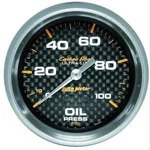 Auto Meter 4821 Carbon Fiber Oil Pressure Gauge. Fixed Price $105.99.