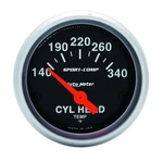 Autometer 3336 Sport-comp Cylinder Head Temperature Gauge, 2-1/16", 140-340 F,. Fixed Price $95.91.