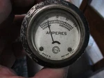 1940'S -60S Amperes Charge-discharge 0-20 Glass Gauge Part # 6003-N. Fixed Price $36.00.