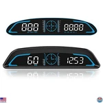 Digital Gps Speedometer Heads Up Display 5.5" Lcd Hud With Overspeed Alarm. Fixed Price $51.71.