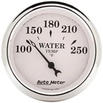 Autometer 1638 Old Tyme White Electric Water Temperature Gauge. Fixed Price $80.09.