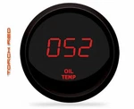 Intellitronix M9108R Led Digital Oil Temp Gauge 2-1/16" To 250 Black Red. Fixed Price $74.01.