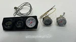 Lot Of 5 Dash Gauges Stewart Warner, Equus, Sunpro Oil Pressure, Volt Water Temp. Fixed Price $49.99.