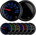 Tinted 7 Color Voltmeter Gauge Voltage Range 8-18 Volts Includes Wiring. Fixed Price $95.99.