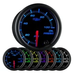 Glowshift 100 Psi Oil Pressure Gauge Kit W/ Sensor Sending Unit, Black 7 Color. Fixed Price $96.99.