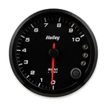 Holley 26-617 Analog-style Tachometer, Black, 0-10K, 3-3/8 Inch. Fixed Price $301.99.