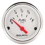 Autometer Arctic White For 1/16 Inch Fuel Level Gauge With 240-33 Ohm Range. Fixed Price $70.99.