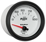 Autometer Phantom Ii Electrical Oil Pressure Gauge 5/8" Dia White Face 7827. Fixed Price $133.98.